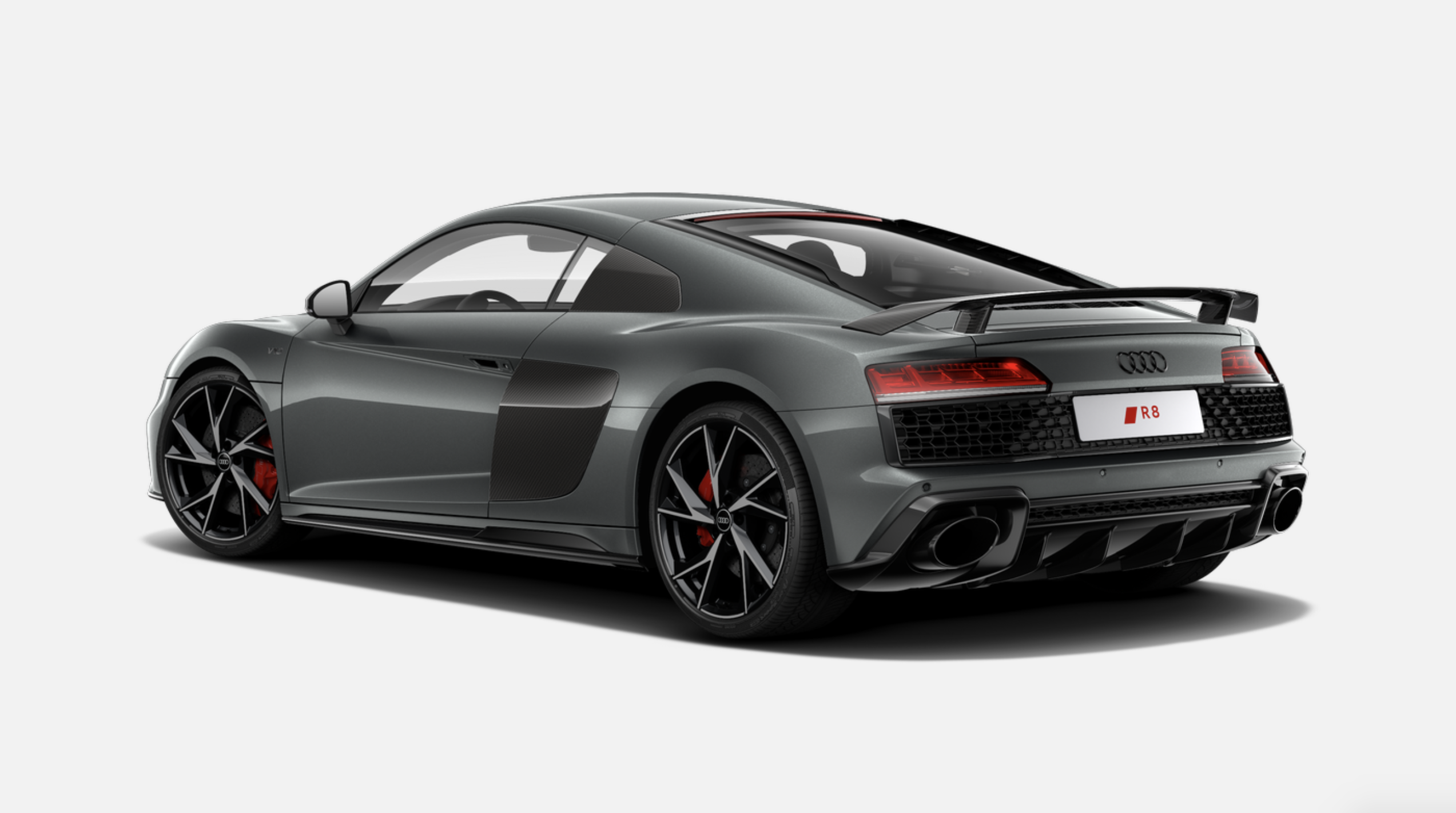 AUDI R8 coupé 5,2 FSI  V10 performance QUATTRO S-TRONIC - šedá Daytona audi exclusive | předváděcí auto | skladem | referenční auto | záruka | autoibuy.com | online nákup | online prodej | eshop